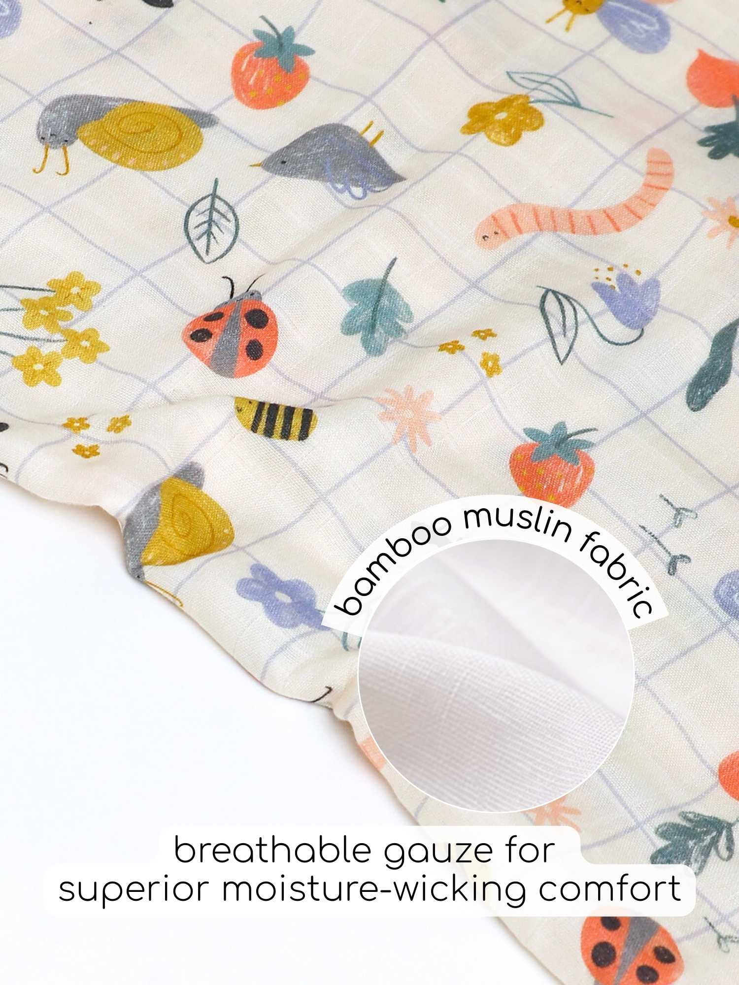 bamboo muslin swaddle pack of 2