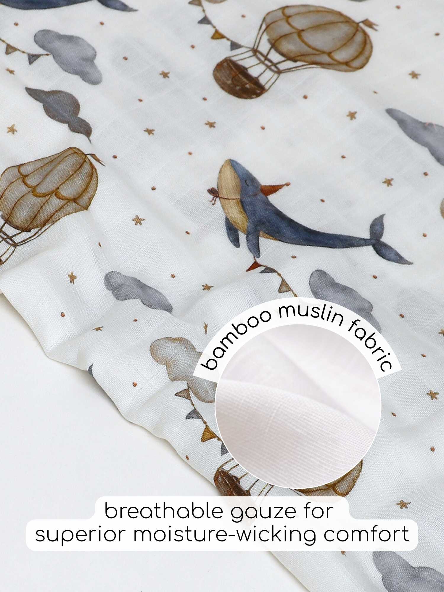 bamboo muslin swaddle pack of 2