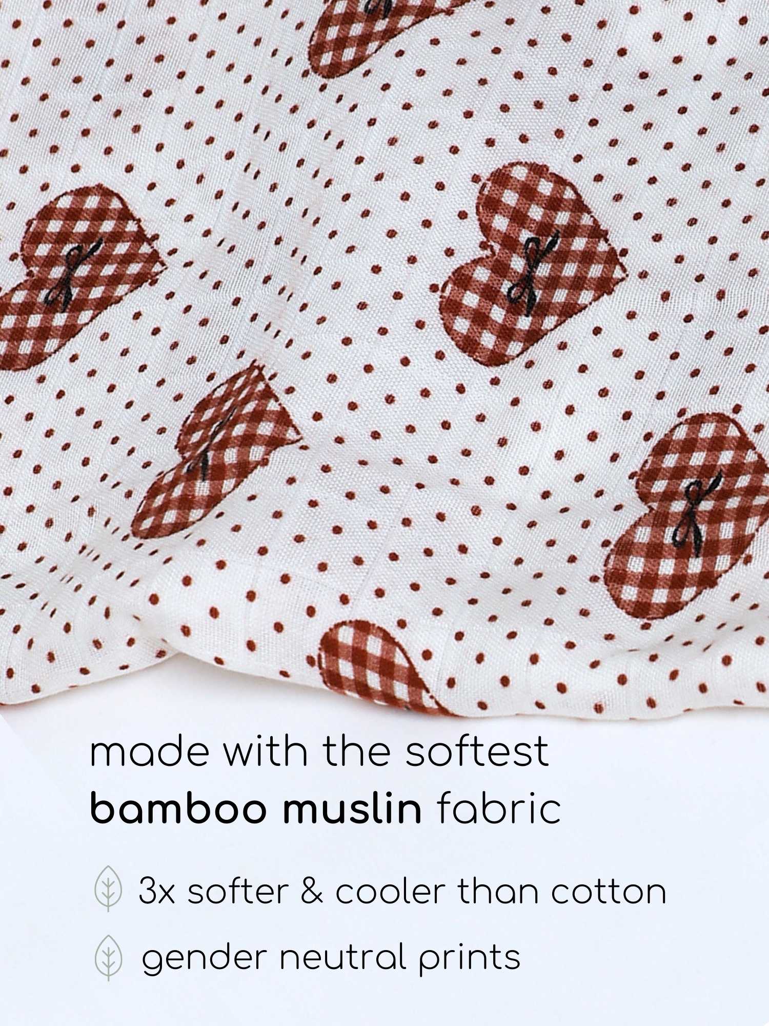 bamboo muslin swaddle pack of 2