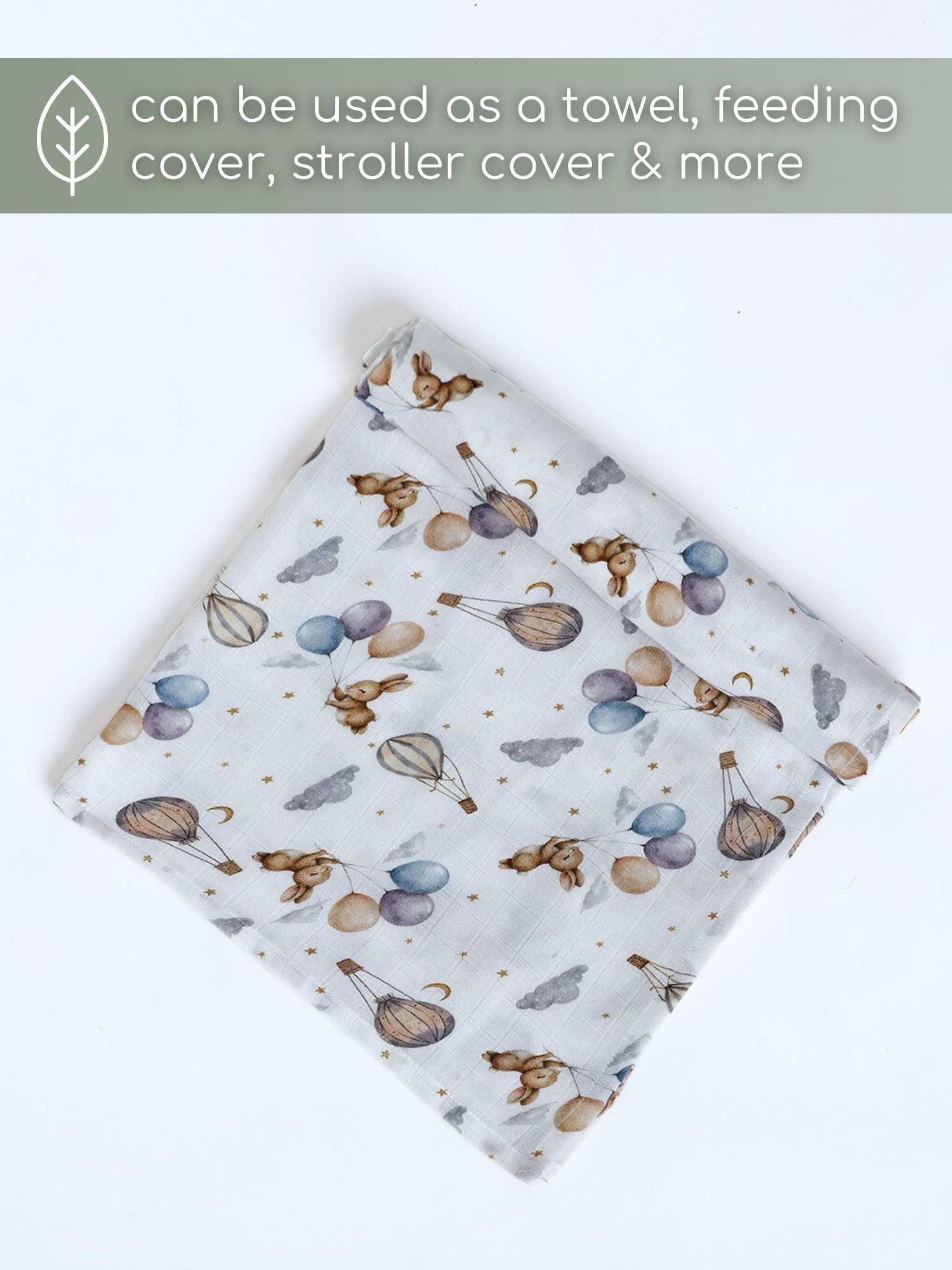 bamboo muslin swaddle pack of 2