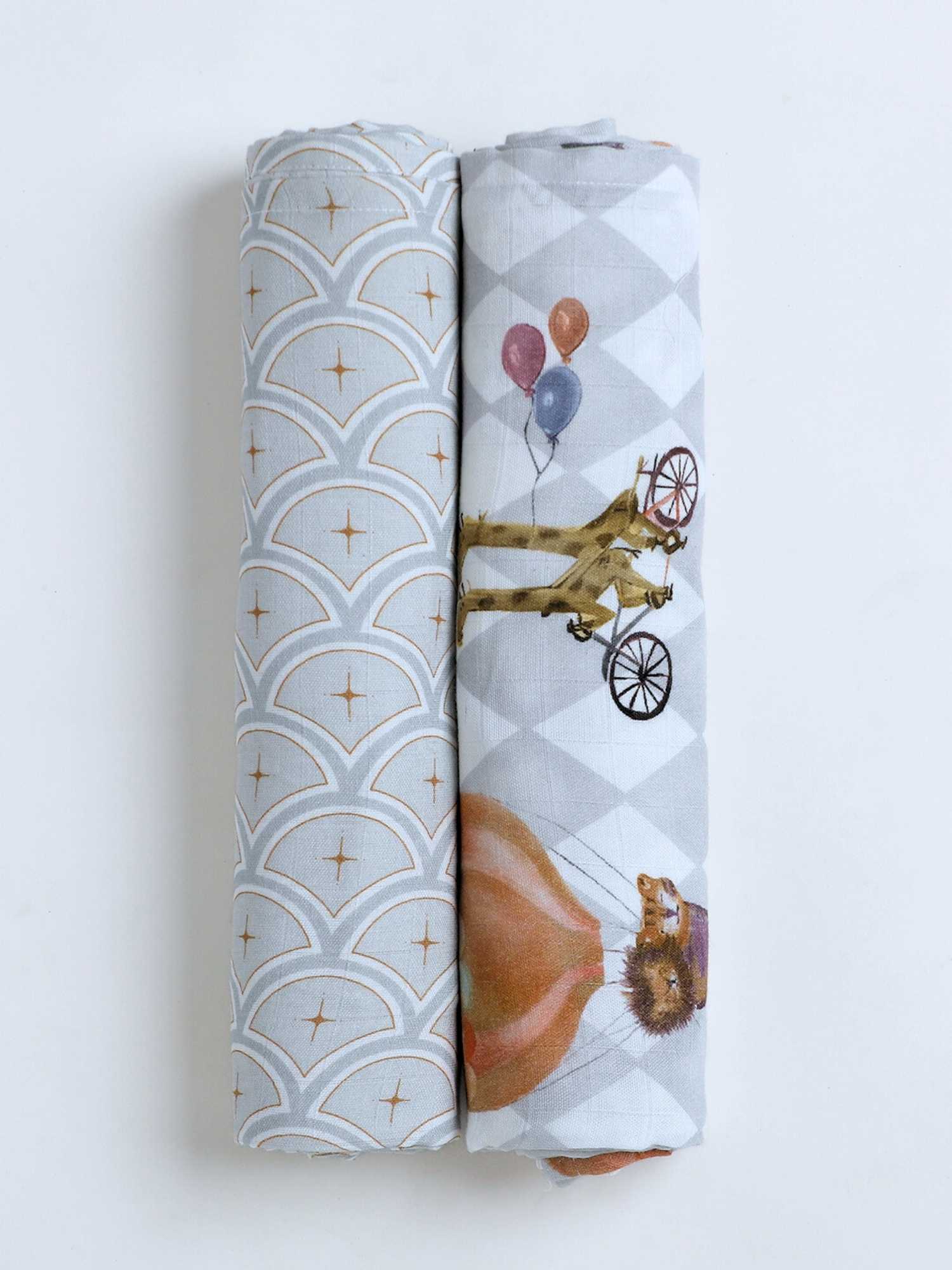 bamboo muslin swaddle pack of 2