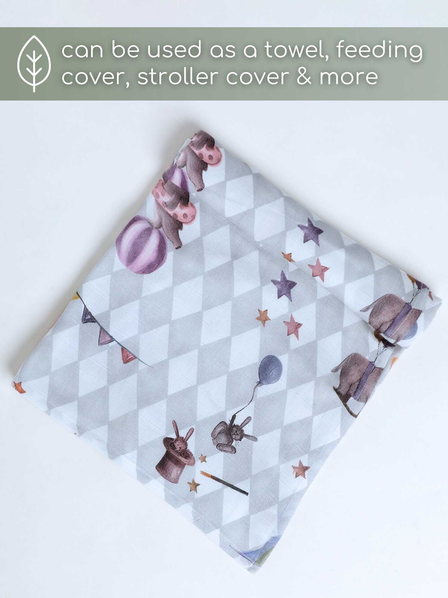 bamboo muslin swaddle pack of 2