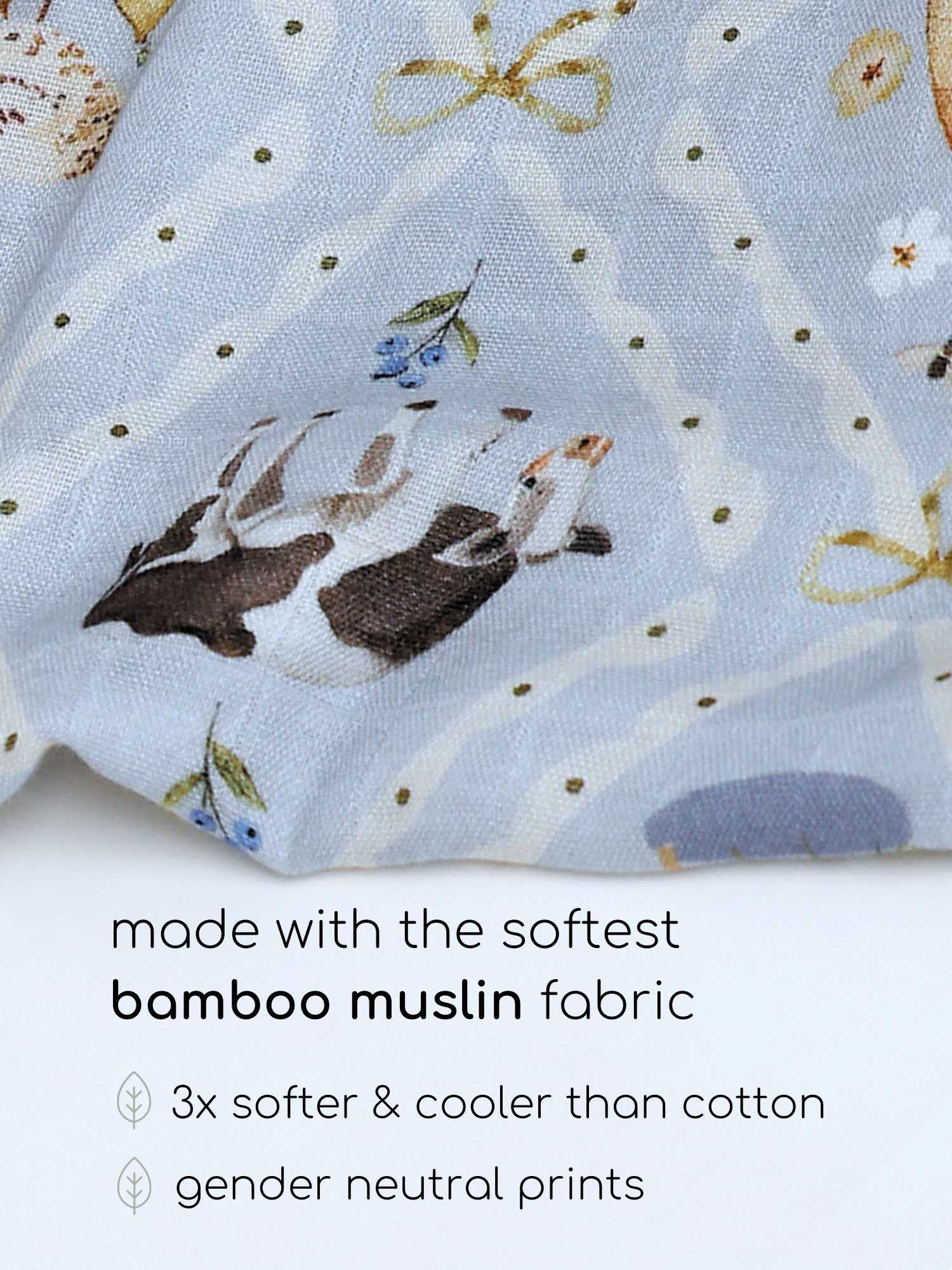 bamboo muslin swaddle pack of 2
