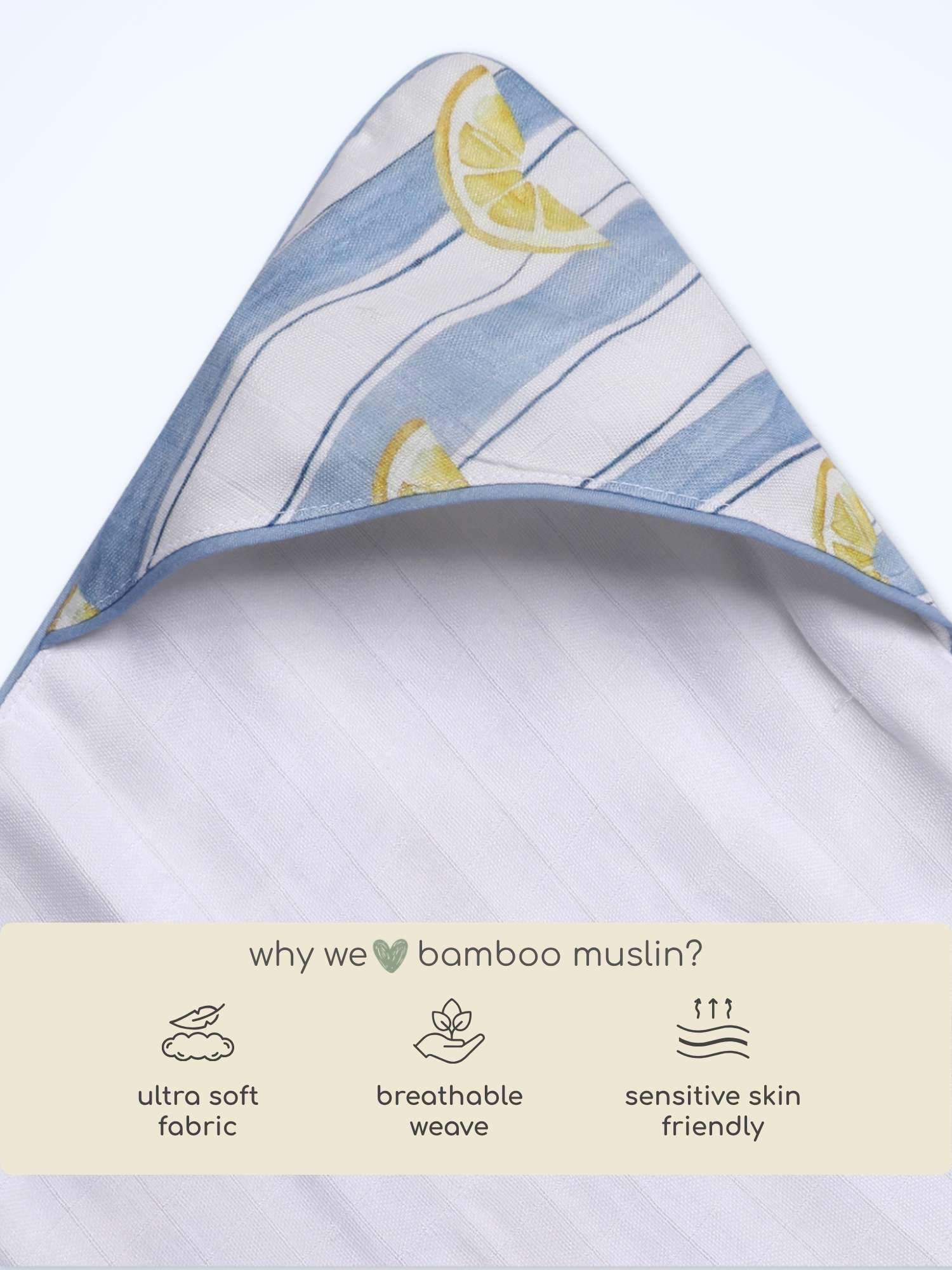 bamboo muslin 3-in-1 multi wrap towel
