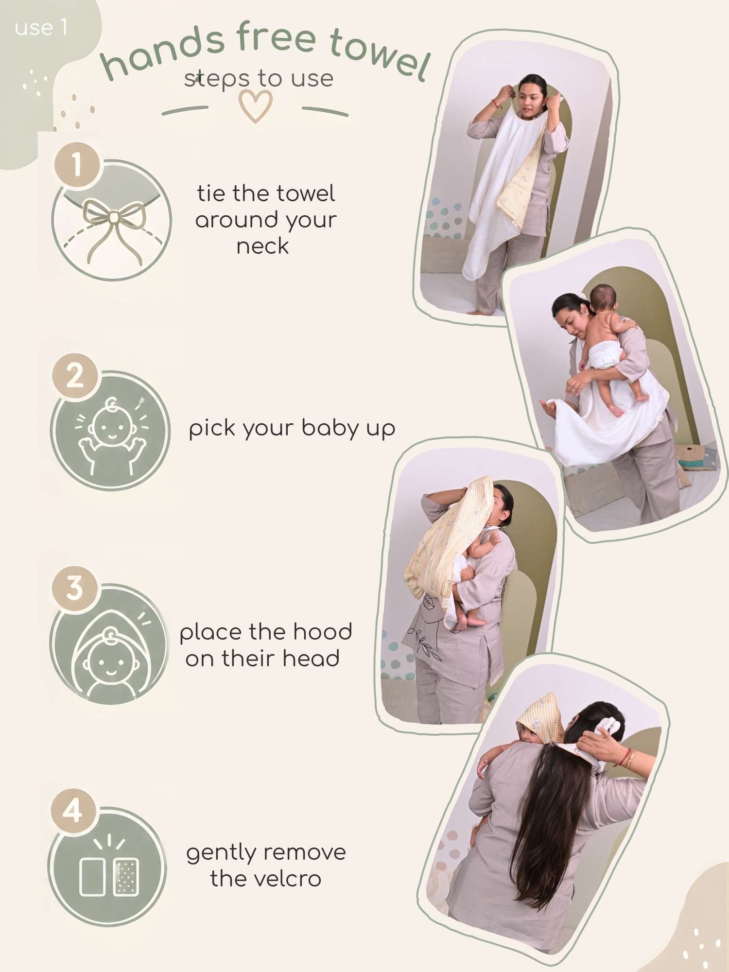 bamboo muslin 3-in-1 multi wrap towel