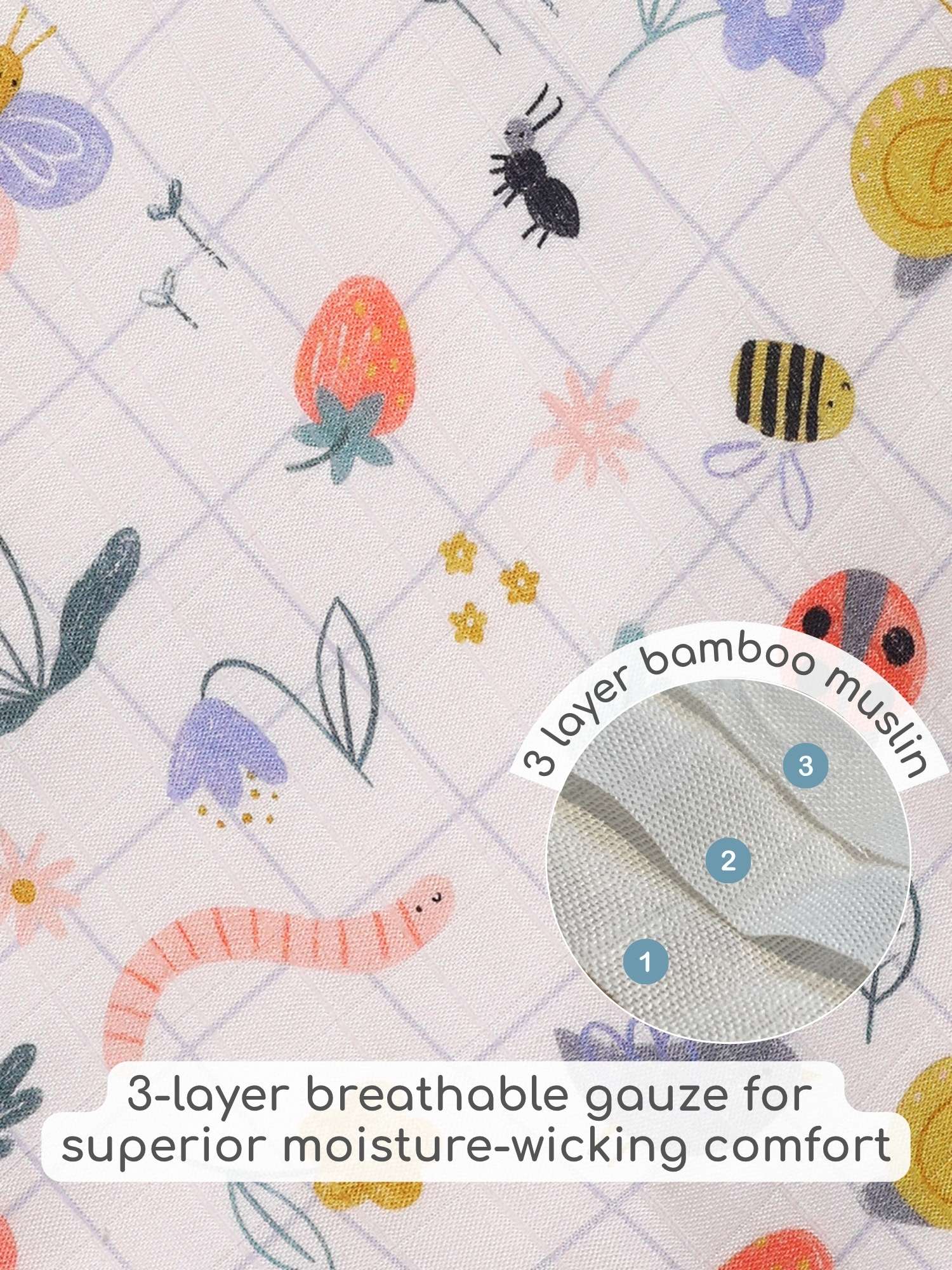 bamboo muslin 3-in-1 multi wrap towel