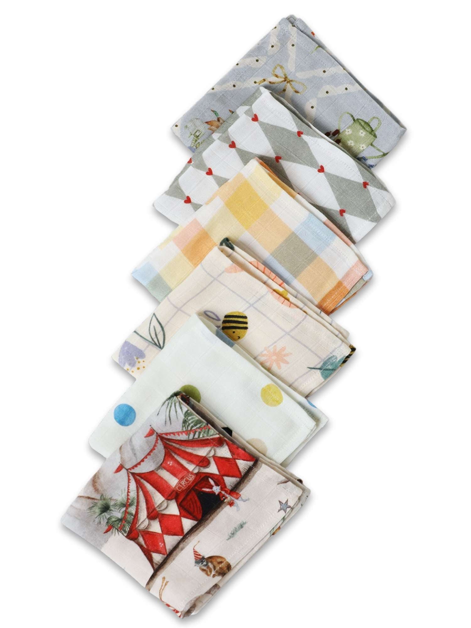 bamboo muslin wash cloth pack of 6