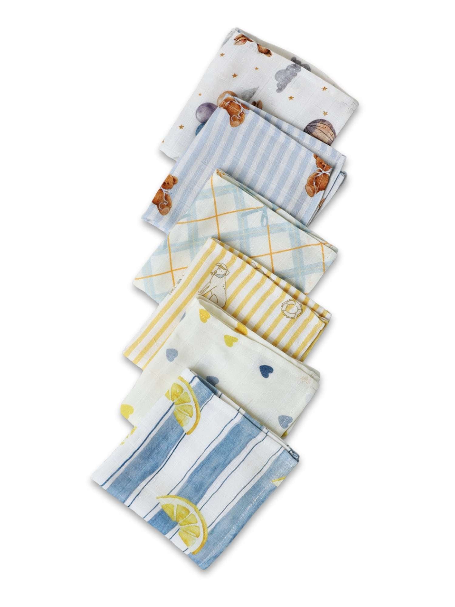bamboo muslin wash cloth pack of 6