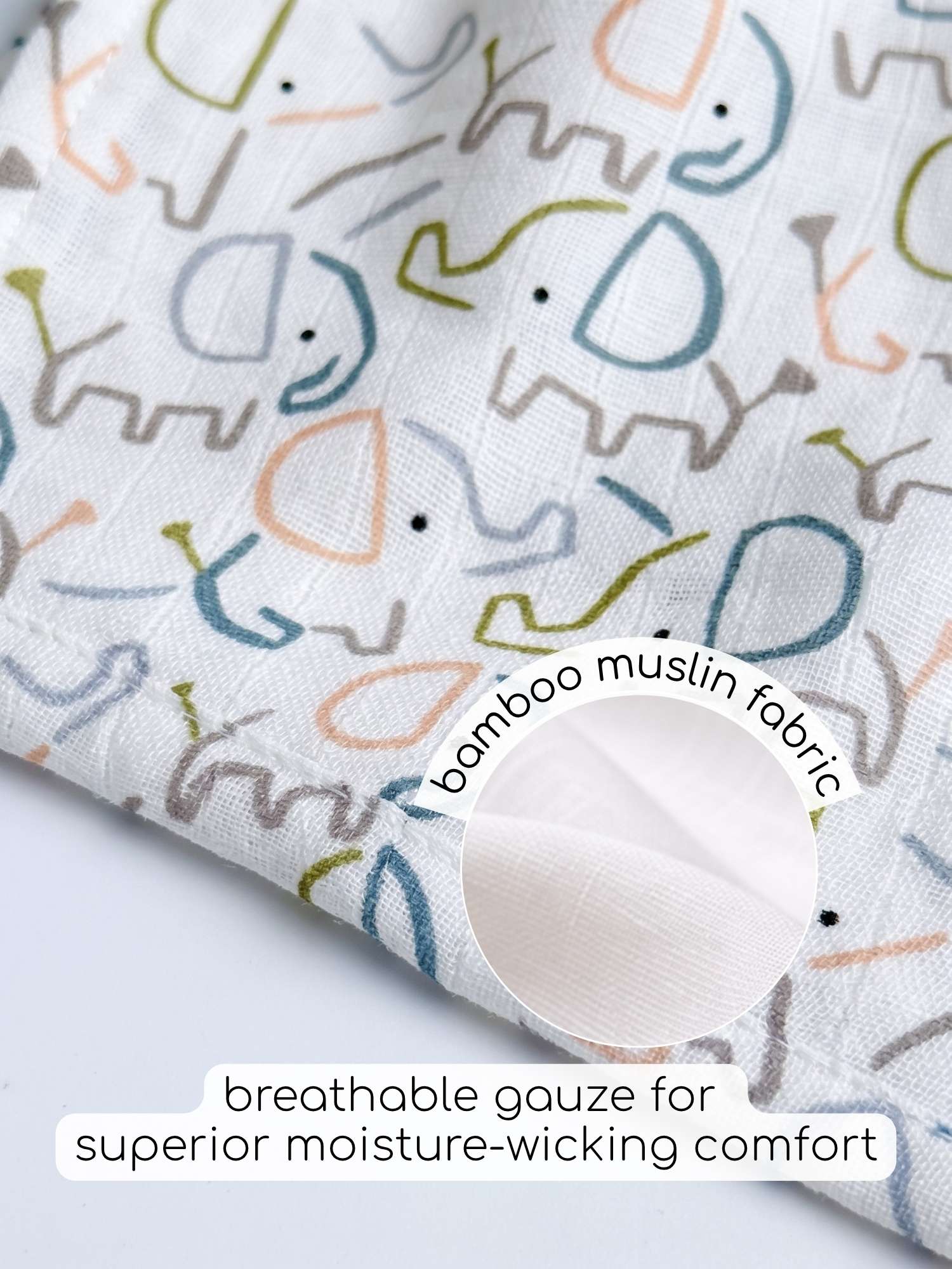 bamboo muslin wash cloth pack of 6