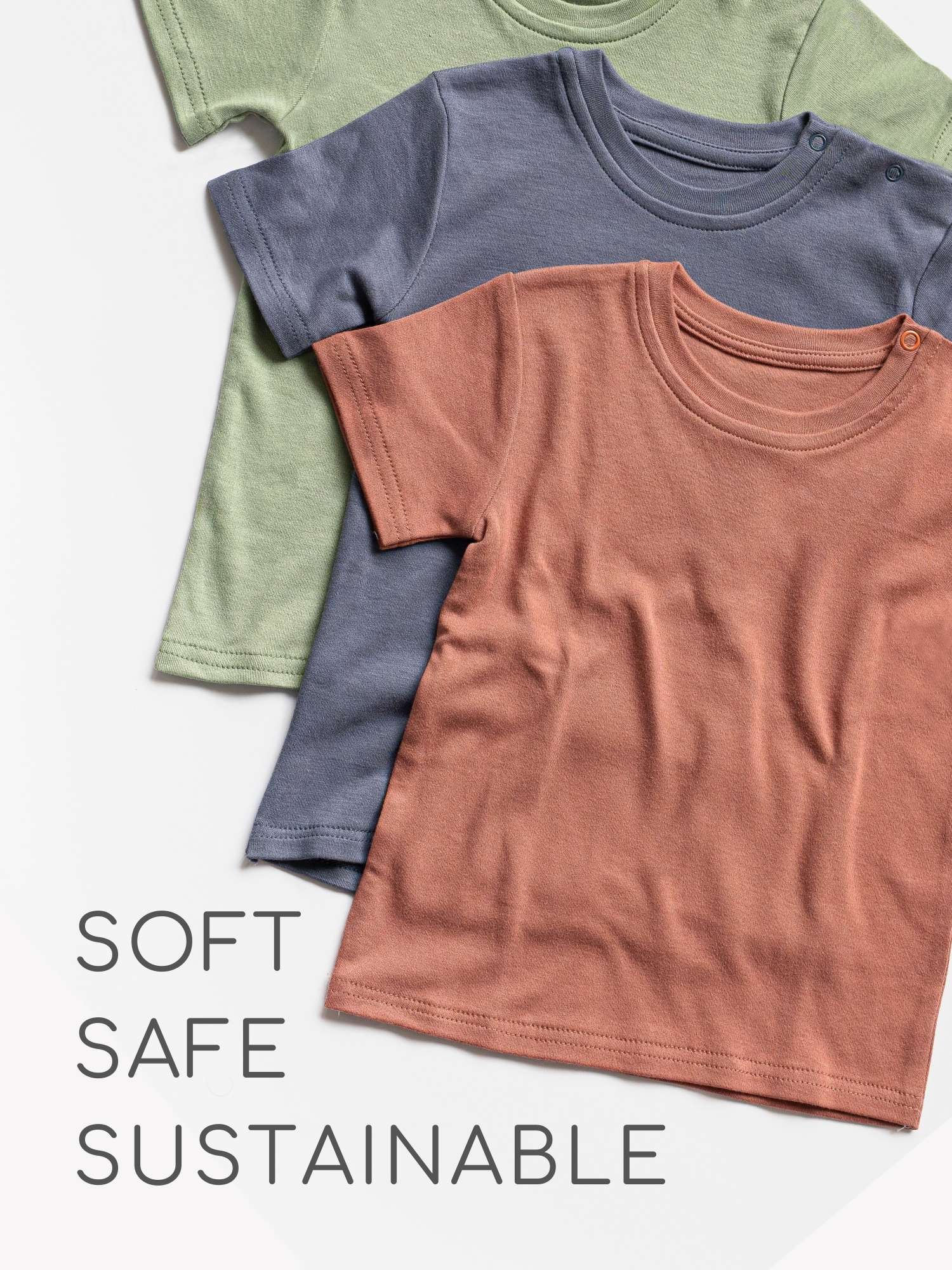 bamboo short sleeve t-shirt pack of 3 set 1