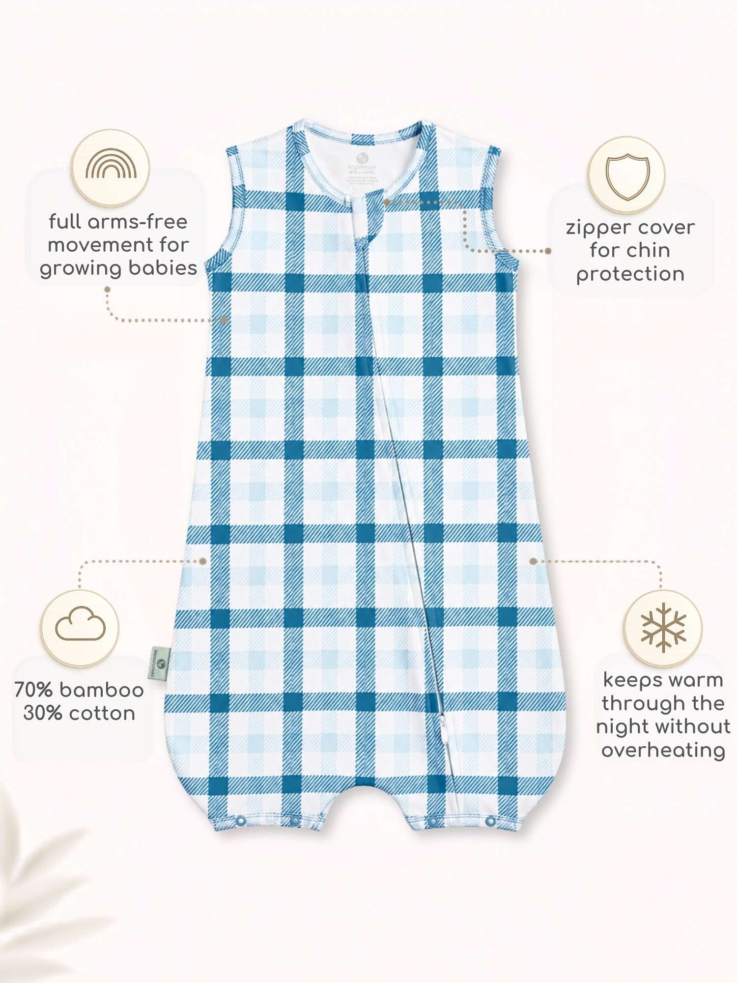 bamboo sleeping bag with foot opening