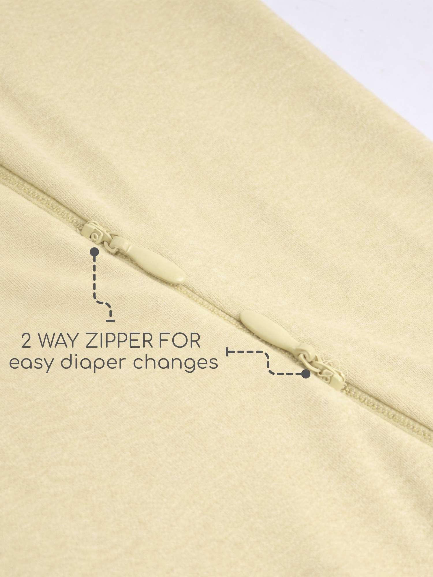 bamboo sleeping bag with foot opening