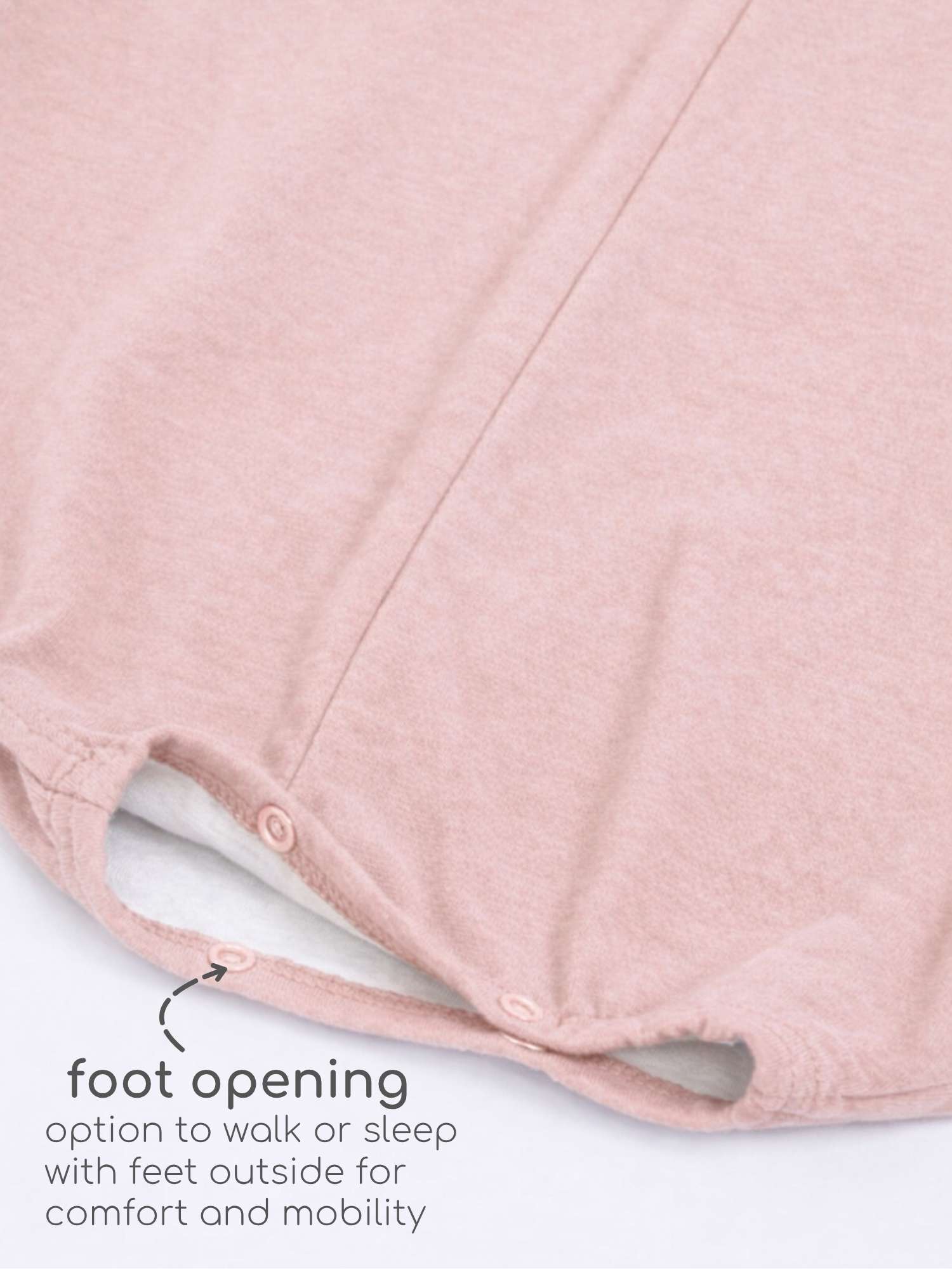 bamboo sleeping bag with foot opening