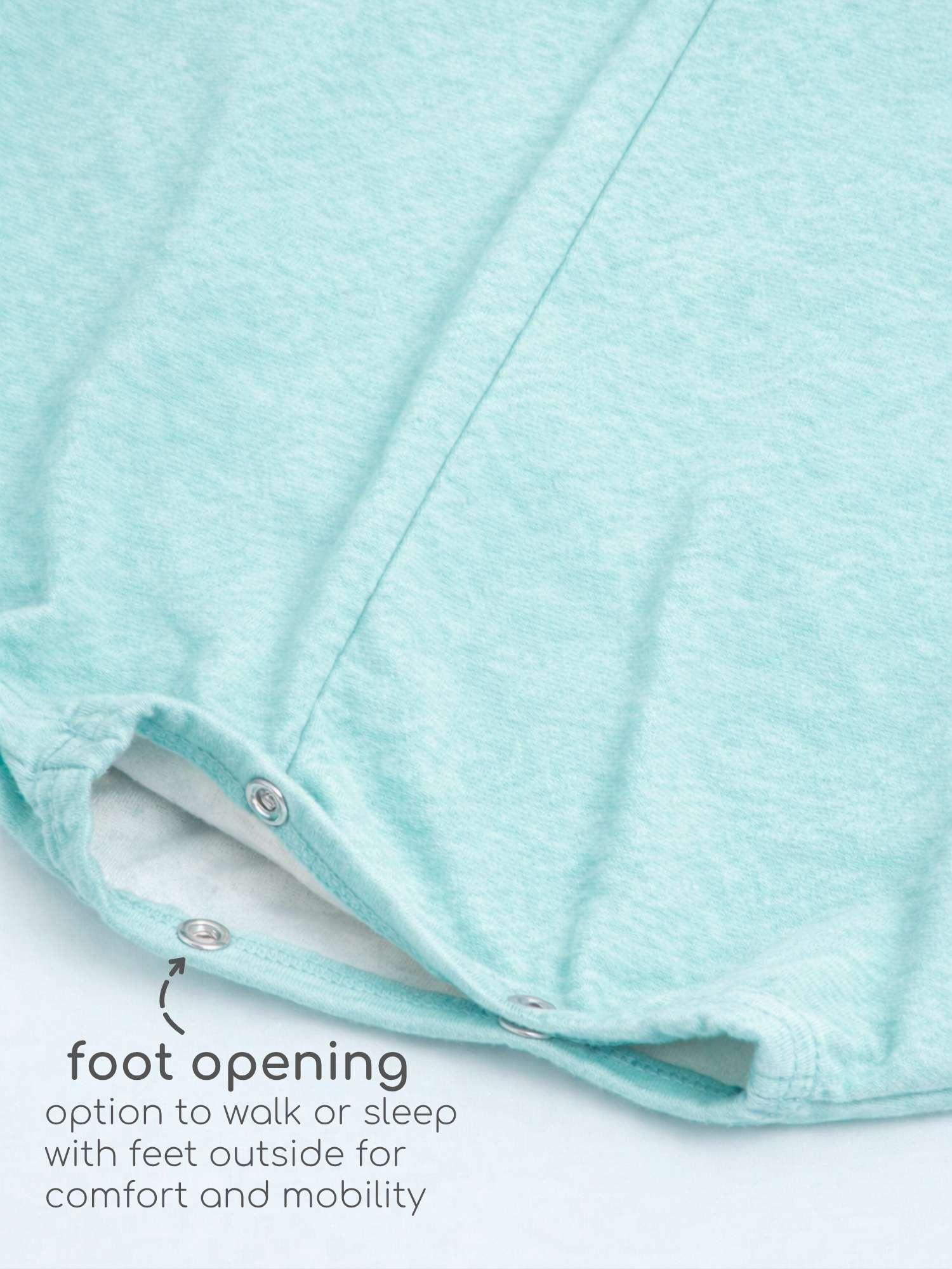 bamboo sleeping bag with foot opening