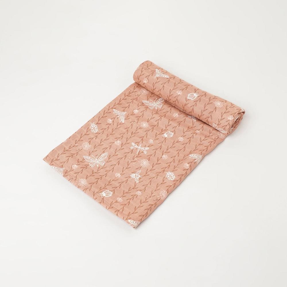 bamboo muslin baby swaddle/towel