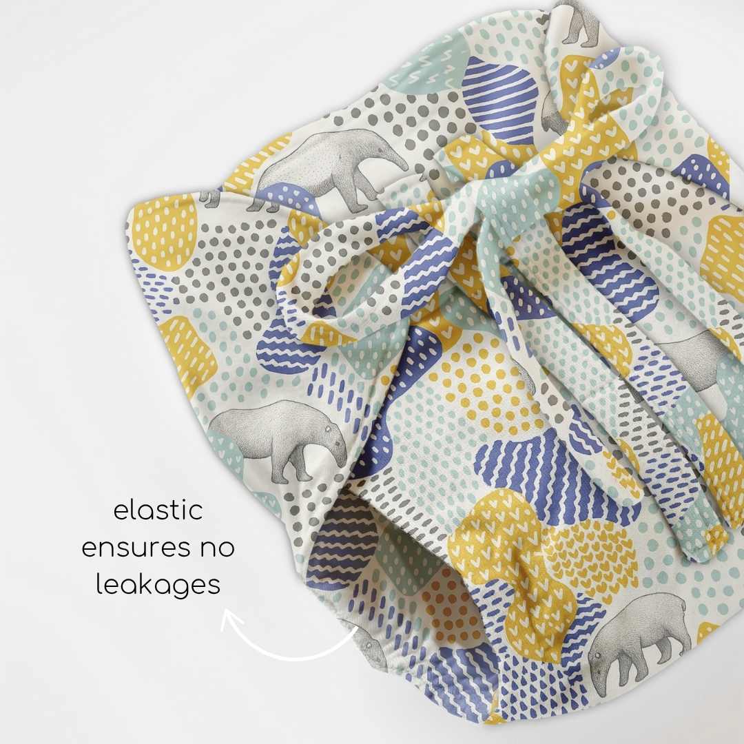 bamboo knit cloth nappy pack of 4