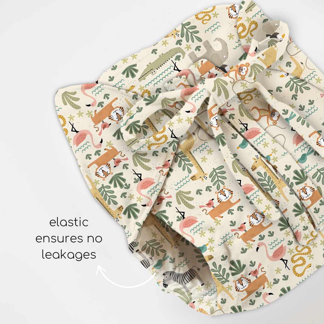 bamboo knit cloth nappy pack of 4