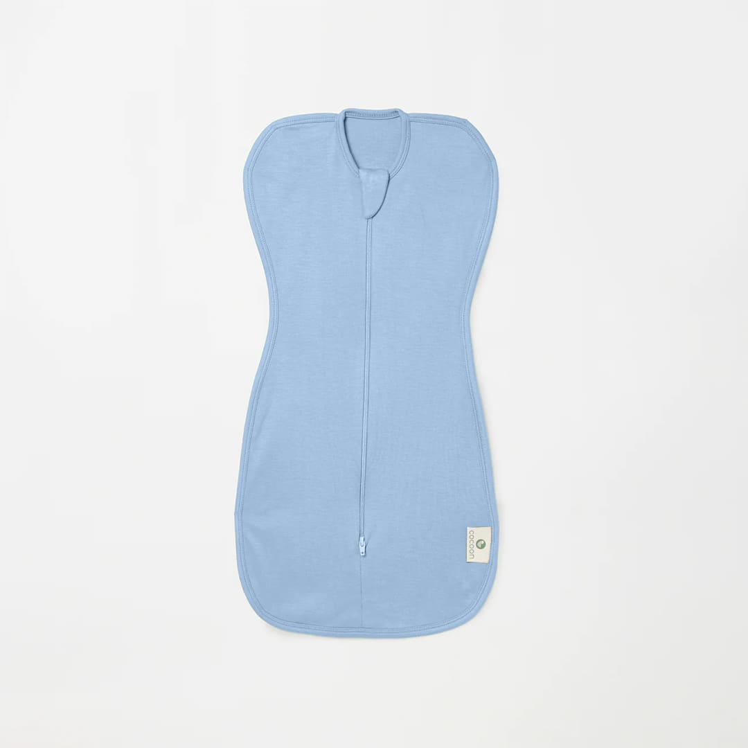 bamboo hands up swaddle pod for baby - solid colours