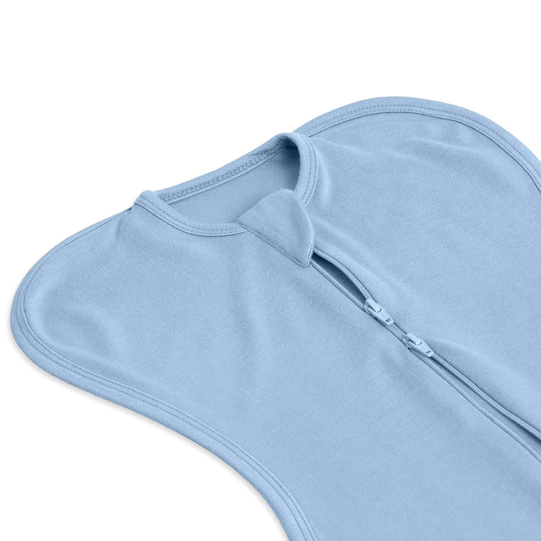 bamboo hands up swaddle pod for baby - solid colours