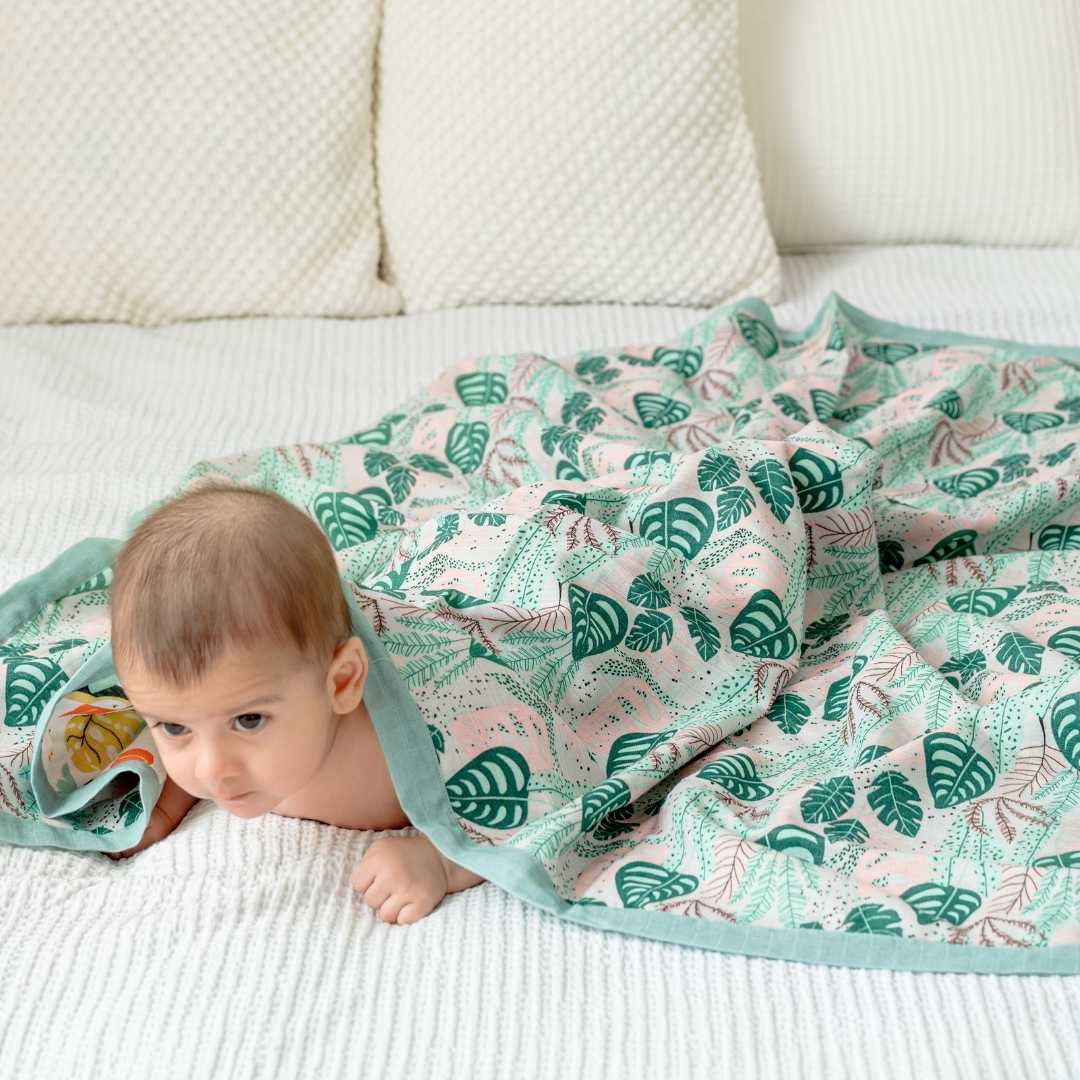 bamboo blanket & swaddle set