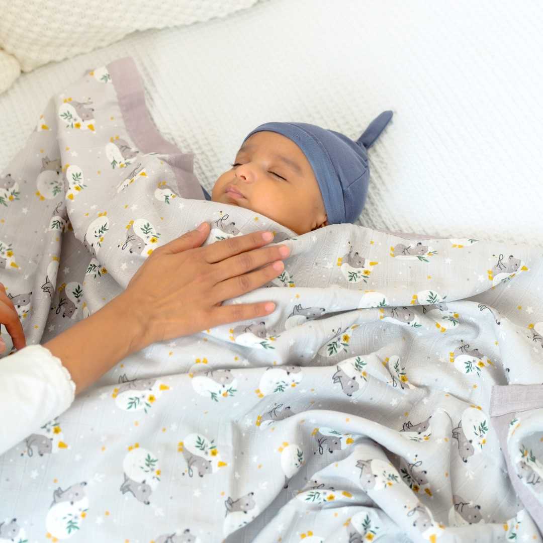 bamboo blanket & swaddle set