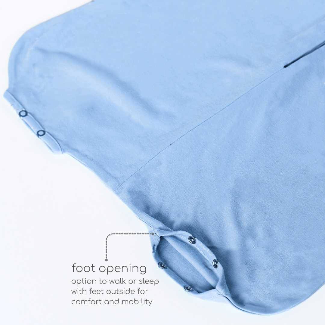 bamboo sleeping bag with foot opening - solid colours