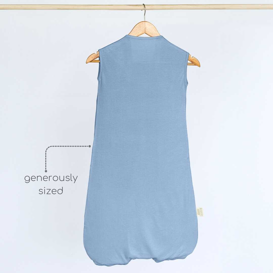 bamboo sleeping bag with foot opening - solid colours