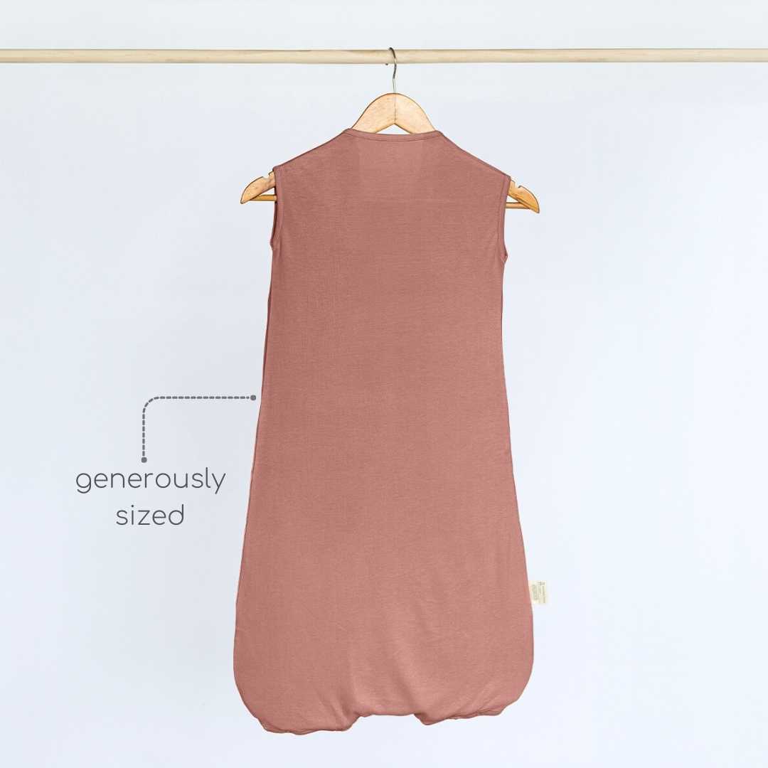 bamboo sleeping bag with foot opening - solid colours