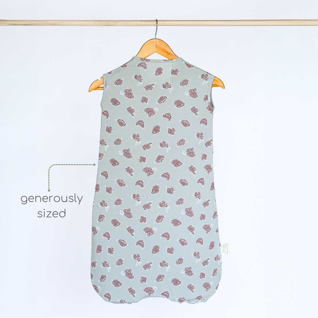 bamboo sleeping bag with foot opening - prints