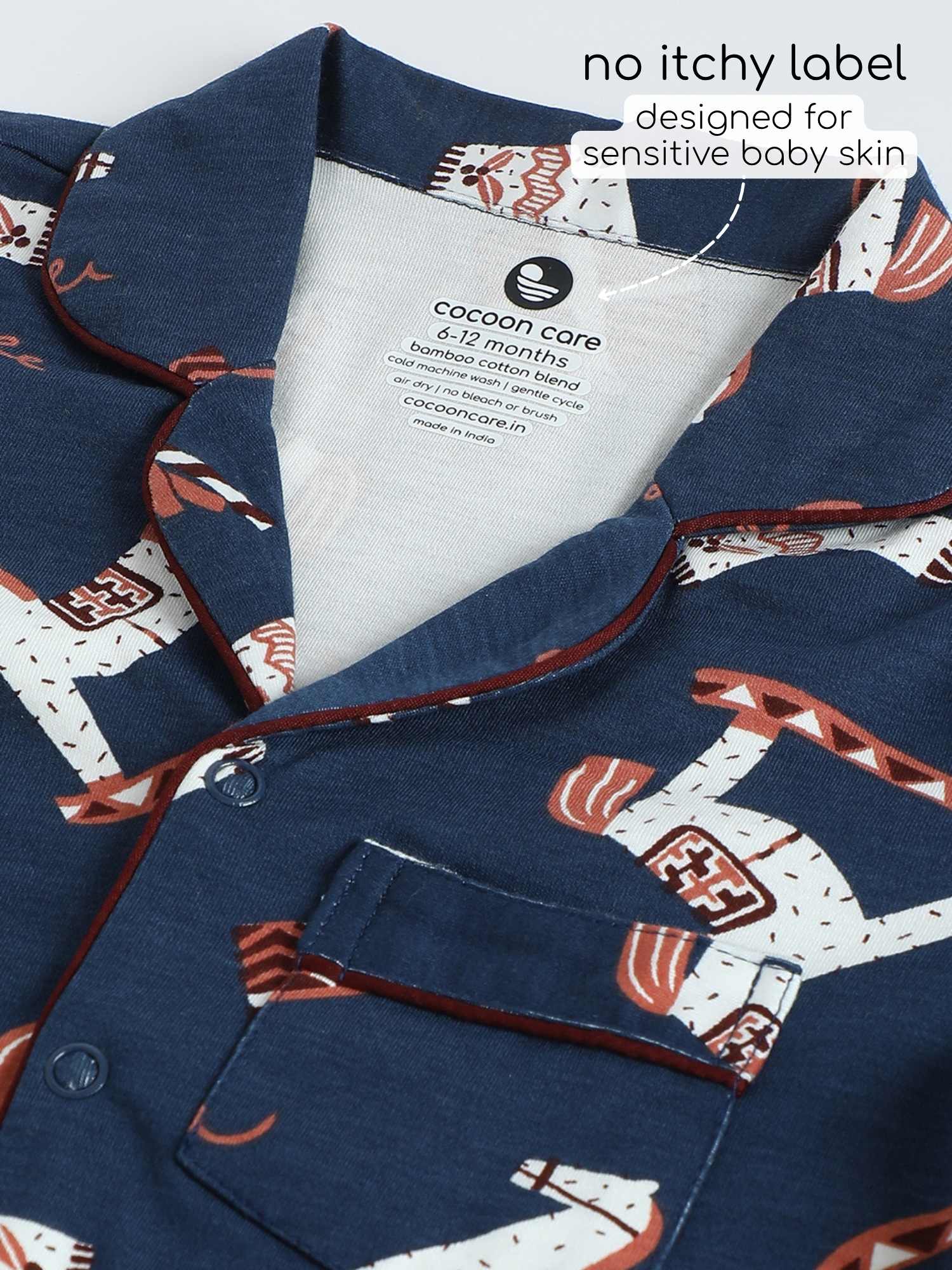 bamboo knit nightsuit set