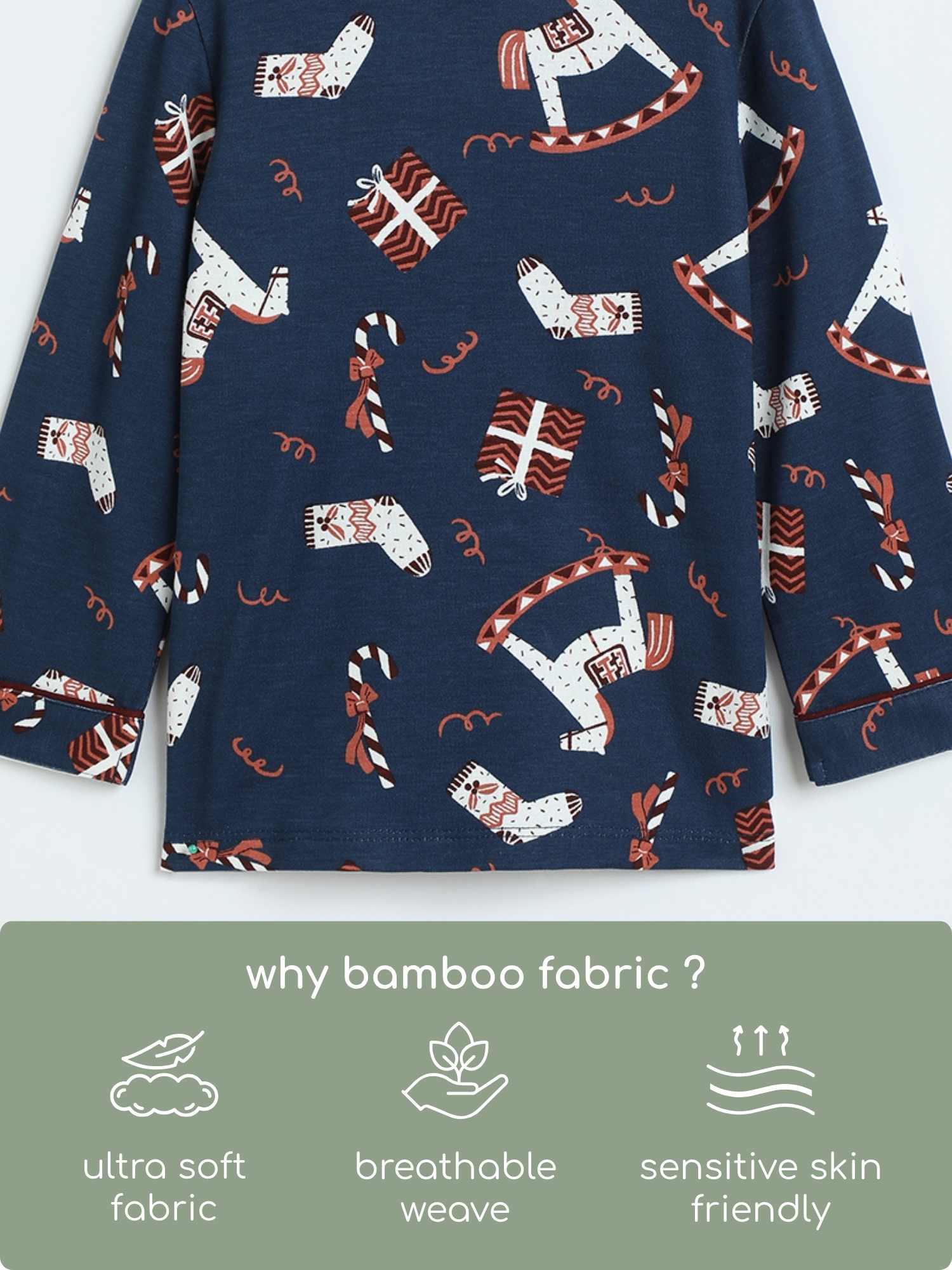 bamboo knit nightsuit set