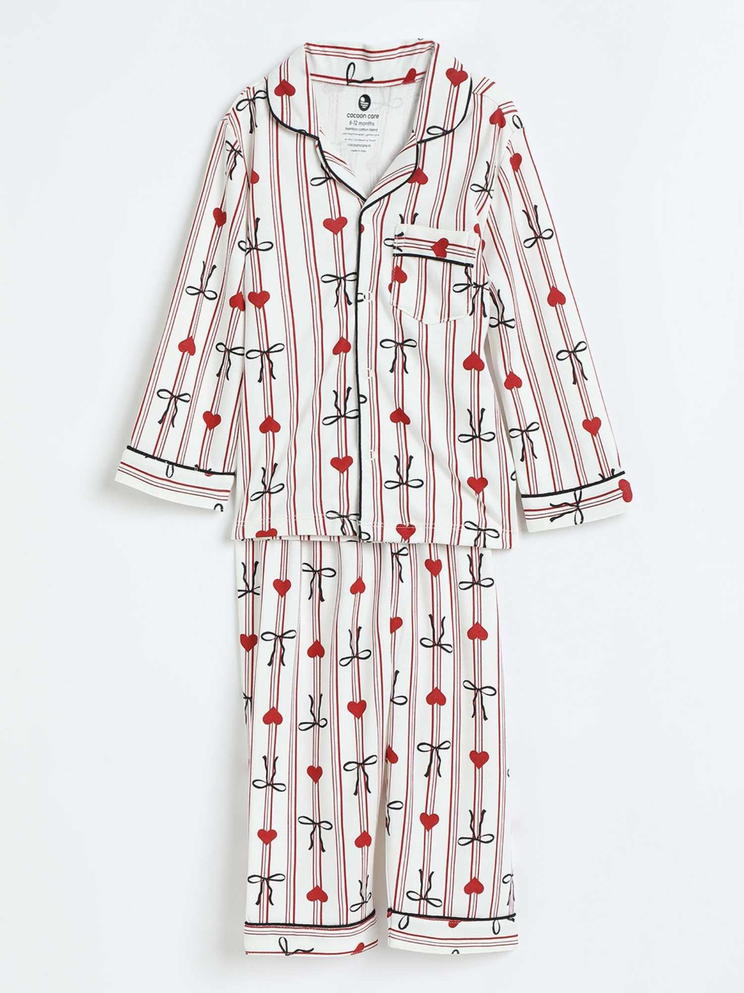 bamboo knit nightsuit - christmas collection