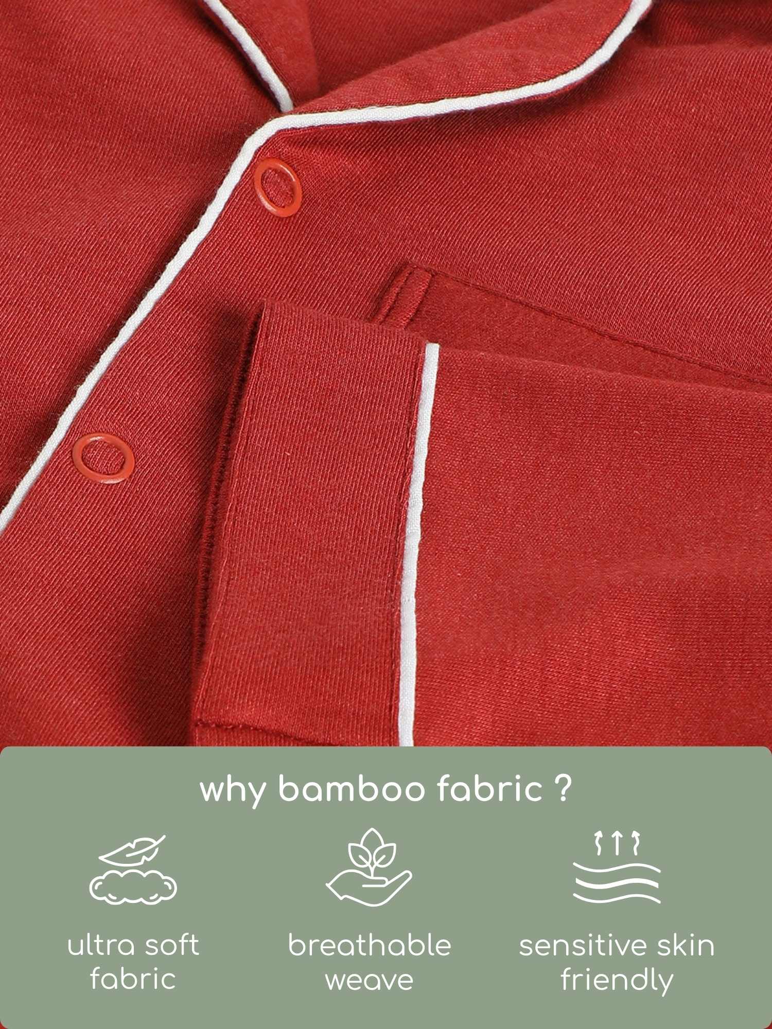 bamboo knit nightsuit - christmas collection