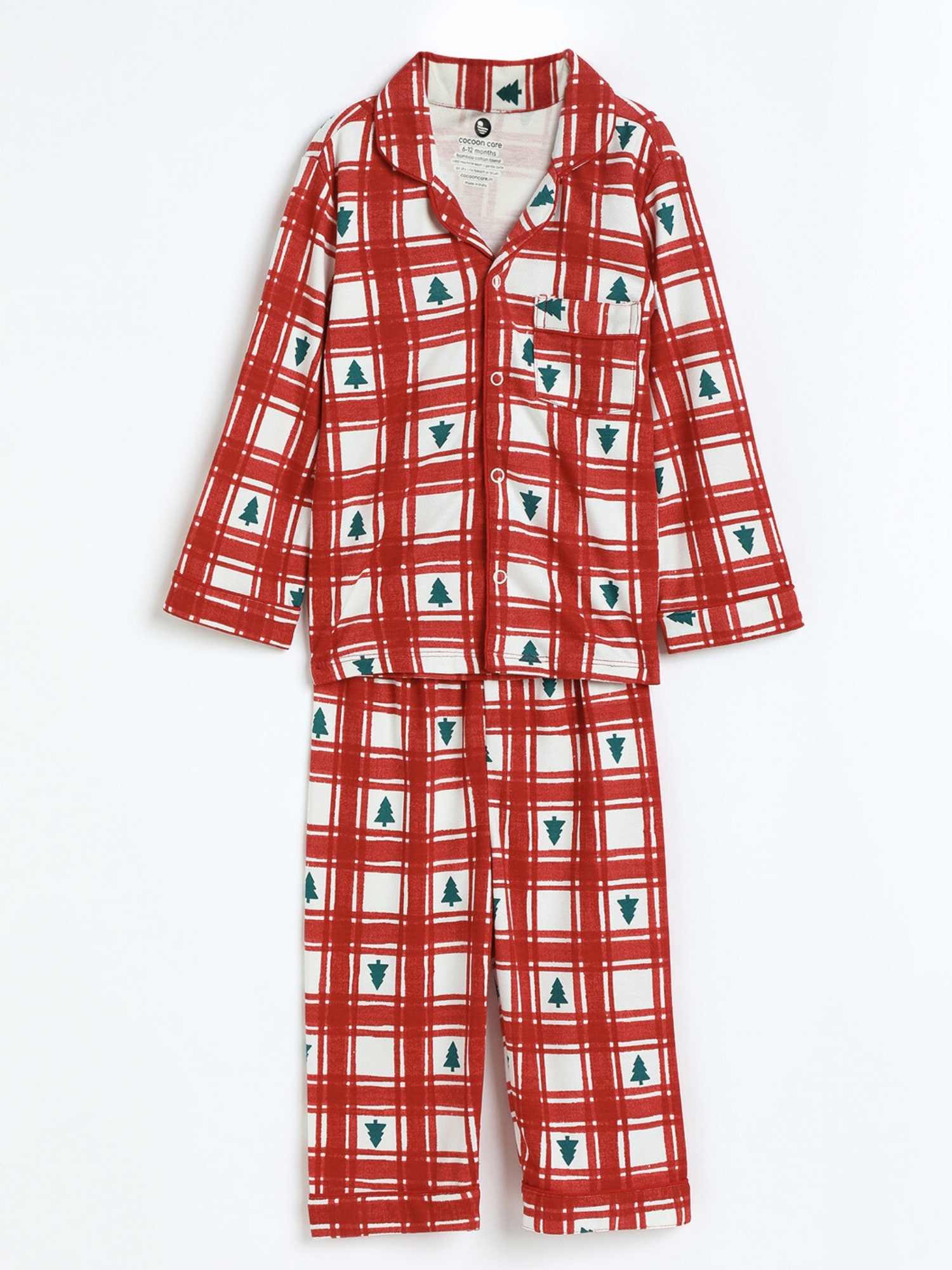 bamboo knit nightsuit - christmas collection