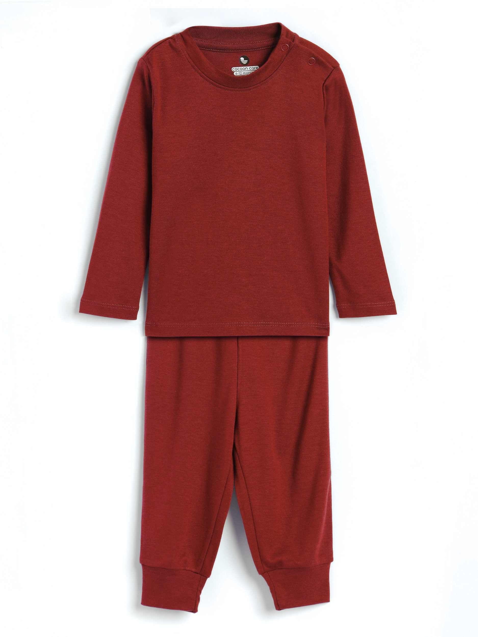 bamboo long sleeve pajama co-ord set - christmas collection
