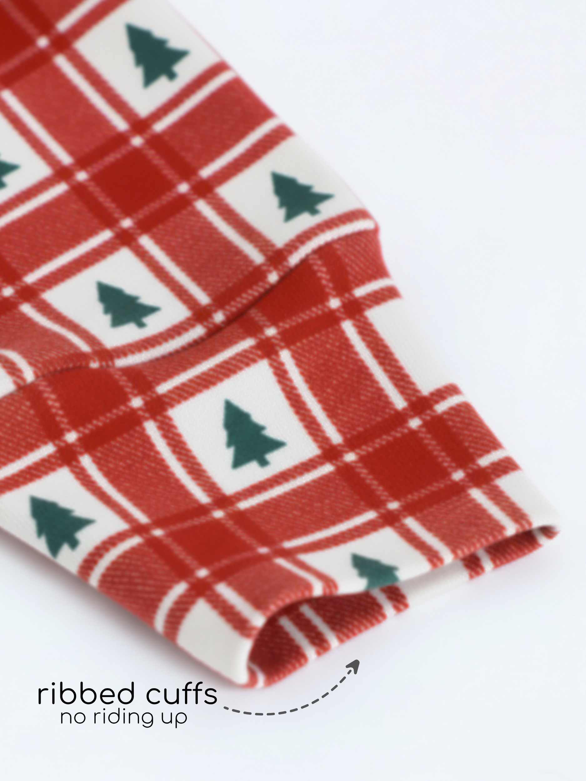 bamboo long sleeve pajama co-ord set - christmas collection