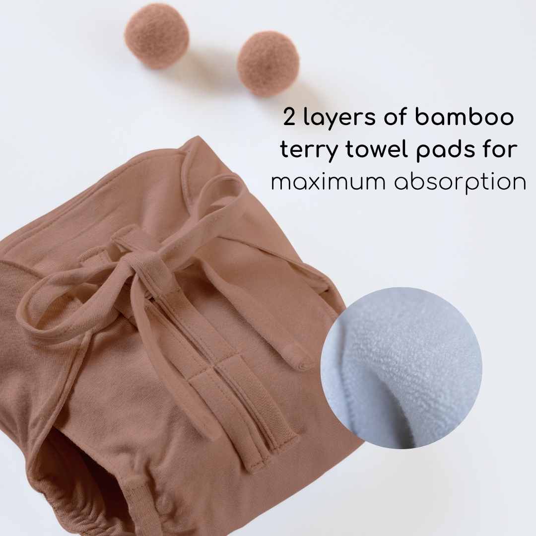 bamboo knit cloth nappy pack of 3