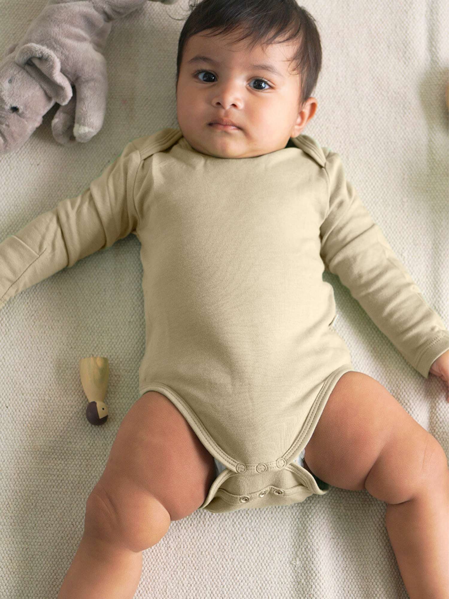long sleeve bamboo bodysuit onesie for baby
