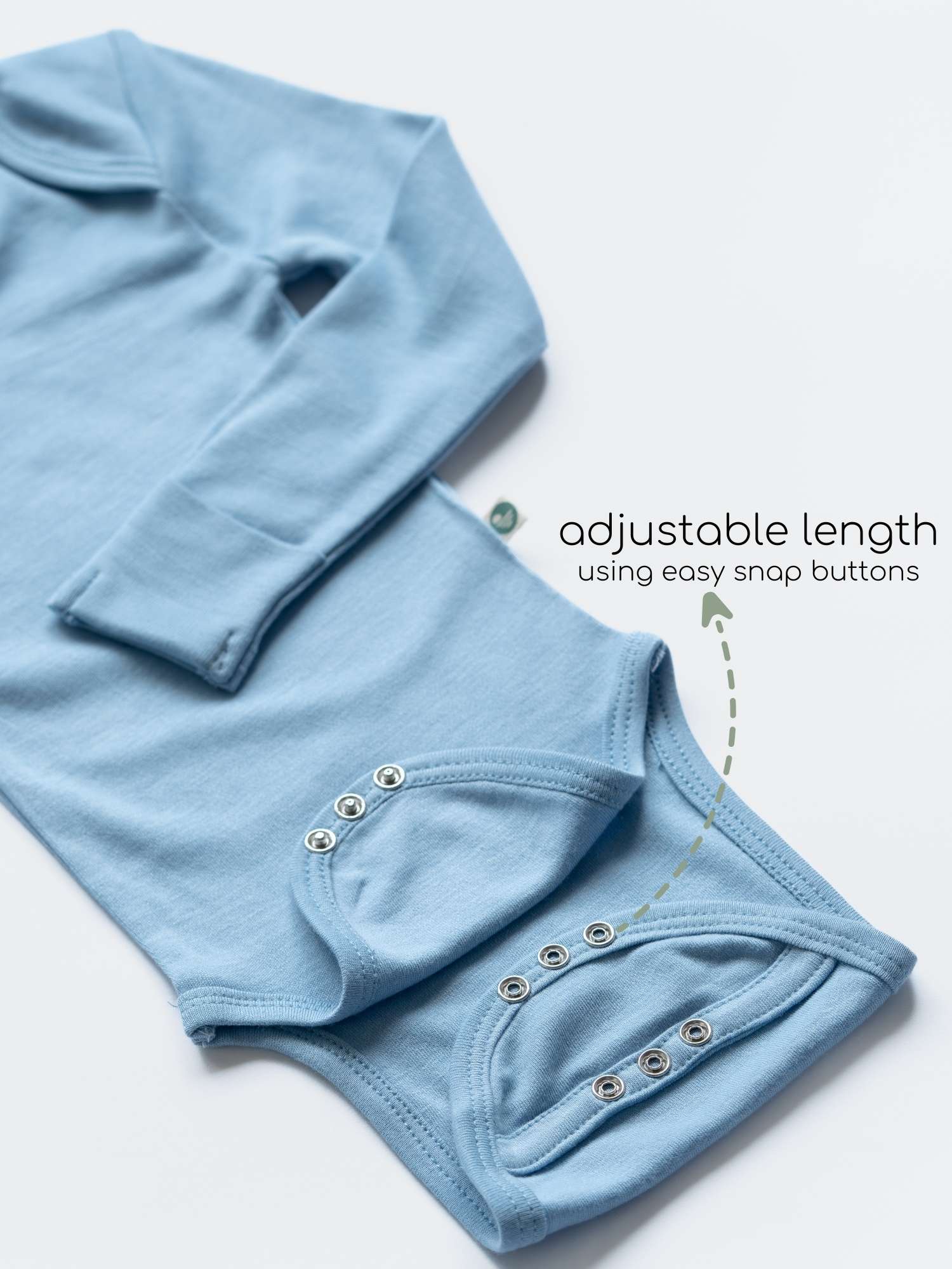 long sleeve bamboo bodysuit onesie for baby