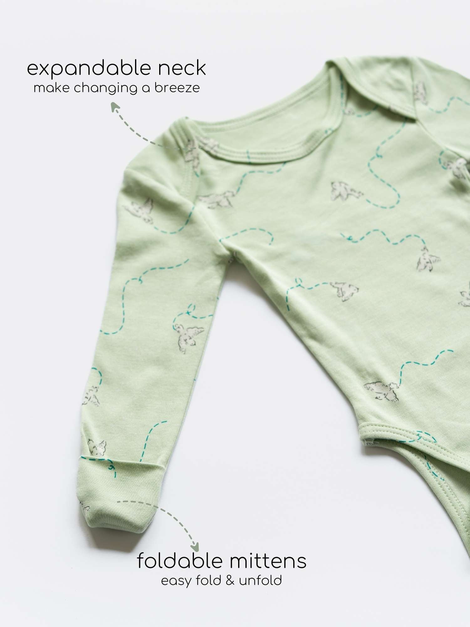 long sleeve bamboo bodysuit onesie for baby