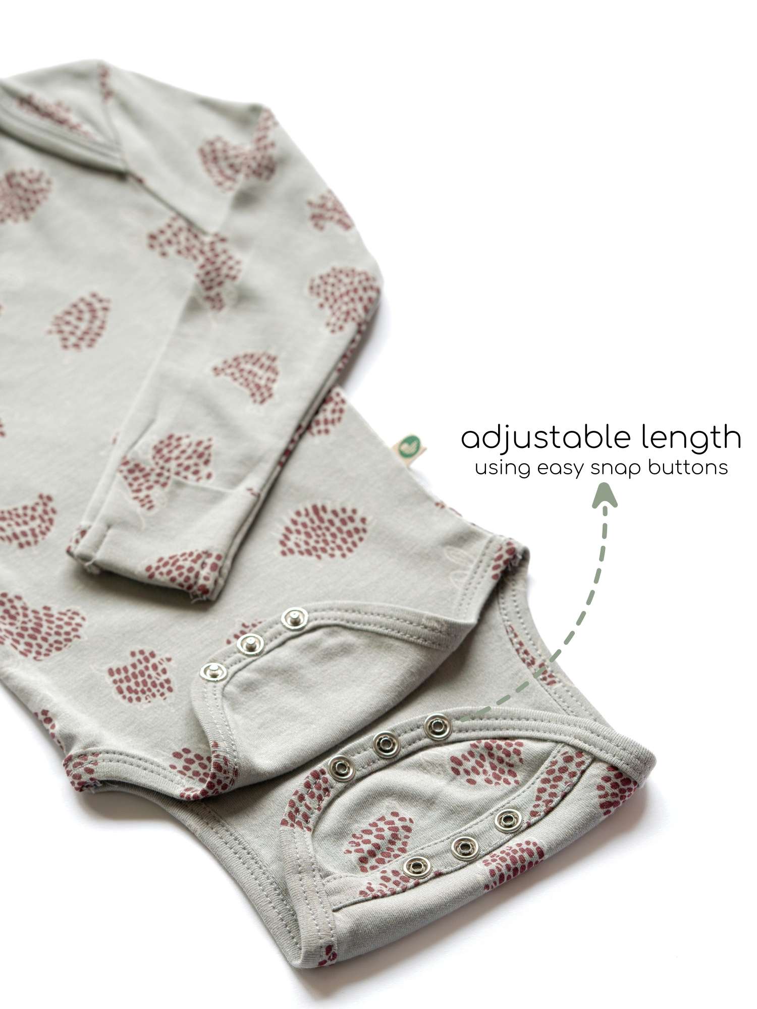 long sleeve bamboo bodysuit onesie for baby