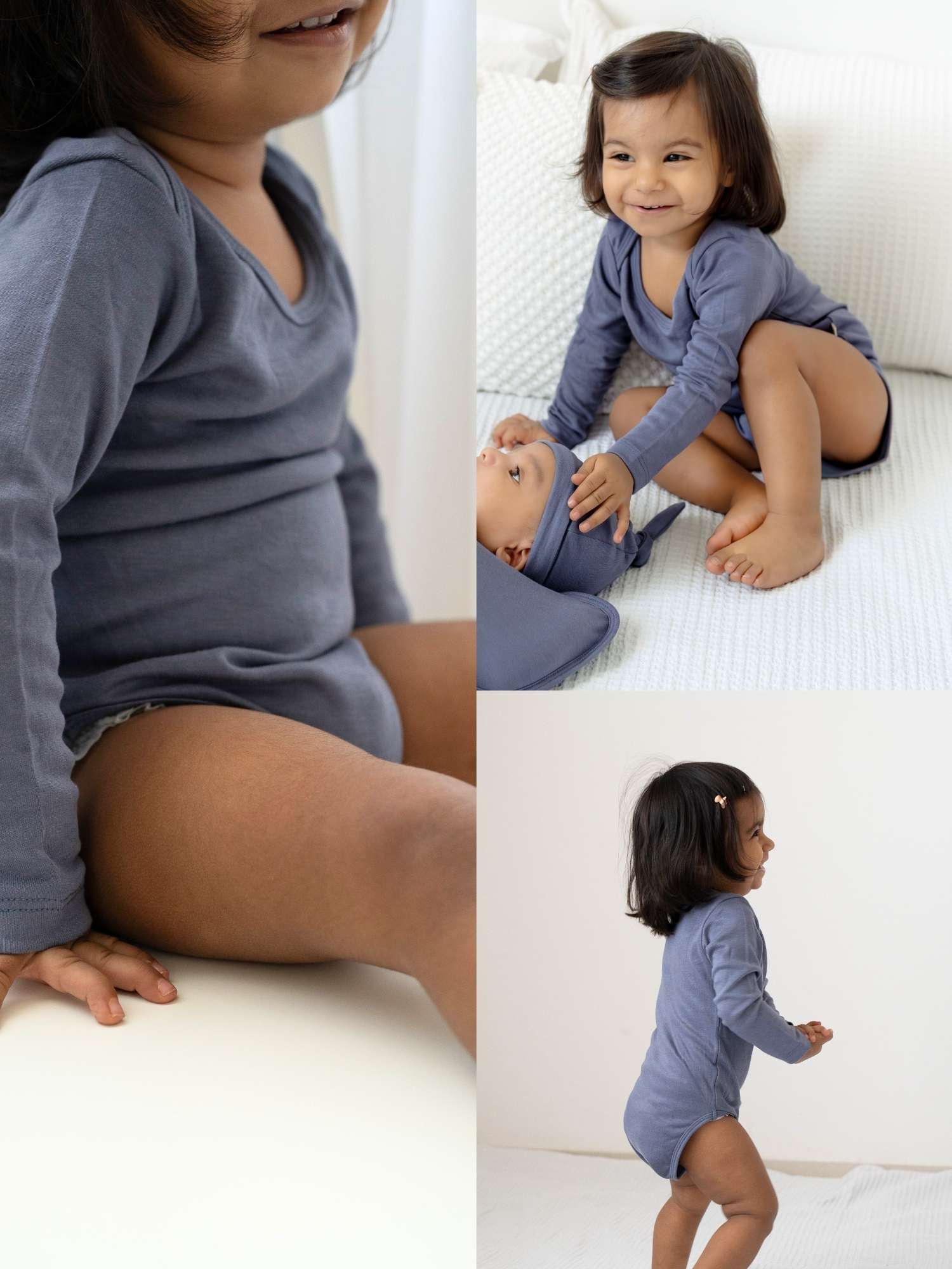 long sleeve bamboo bodysuit onesie for baby