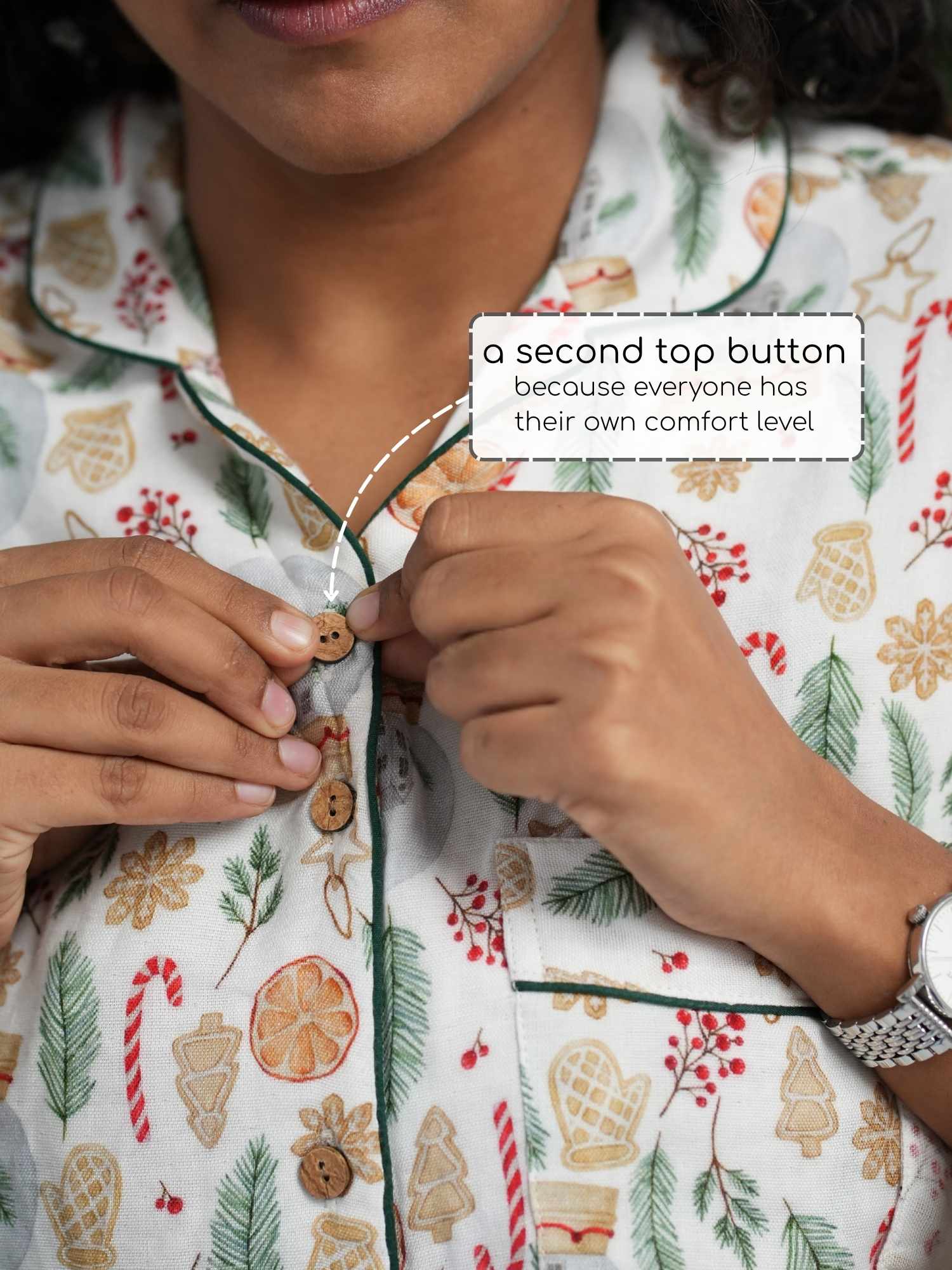 bamboo men's muslin pyjamas - christmas collection