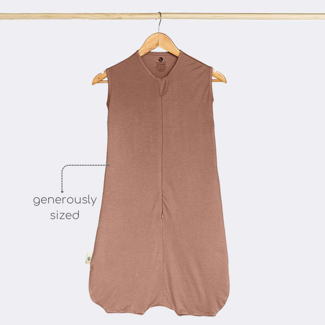 bamboo sleeping bag with foot opening - solid colours