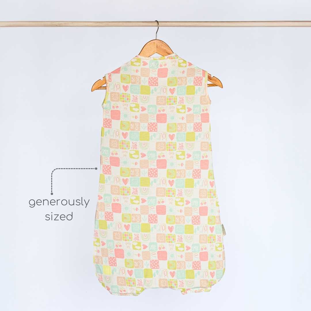 bamboo sleeping bag with foot opening - prints