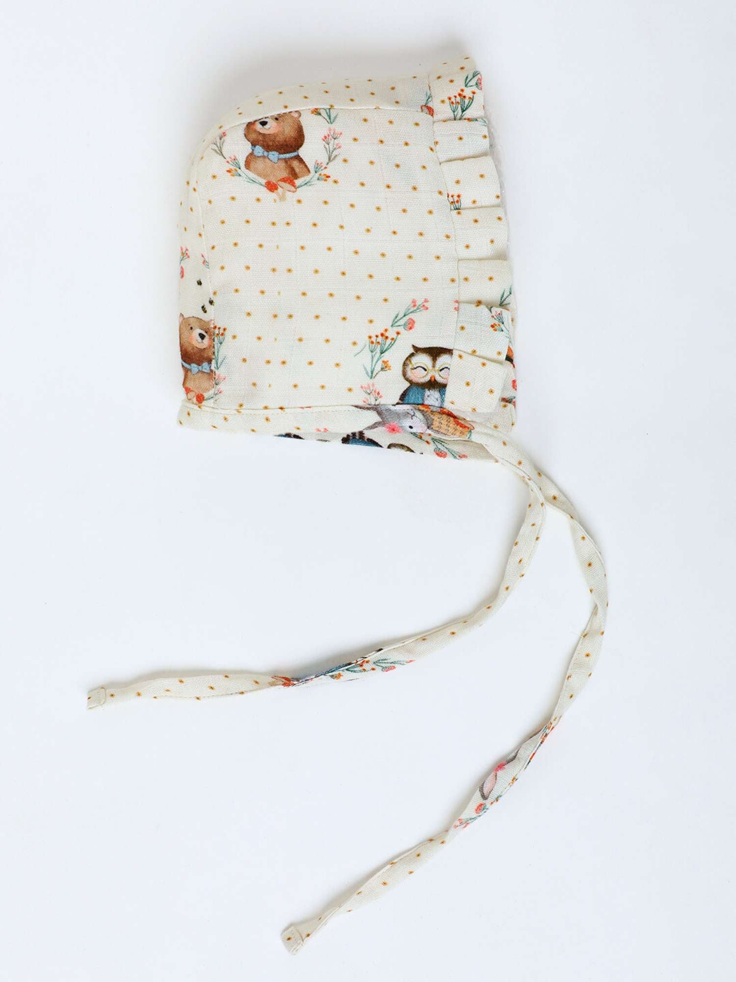 newborn bamboo muslin bonnet cap pack of 12