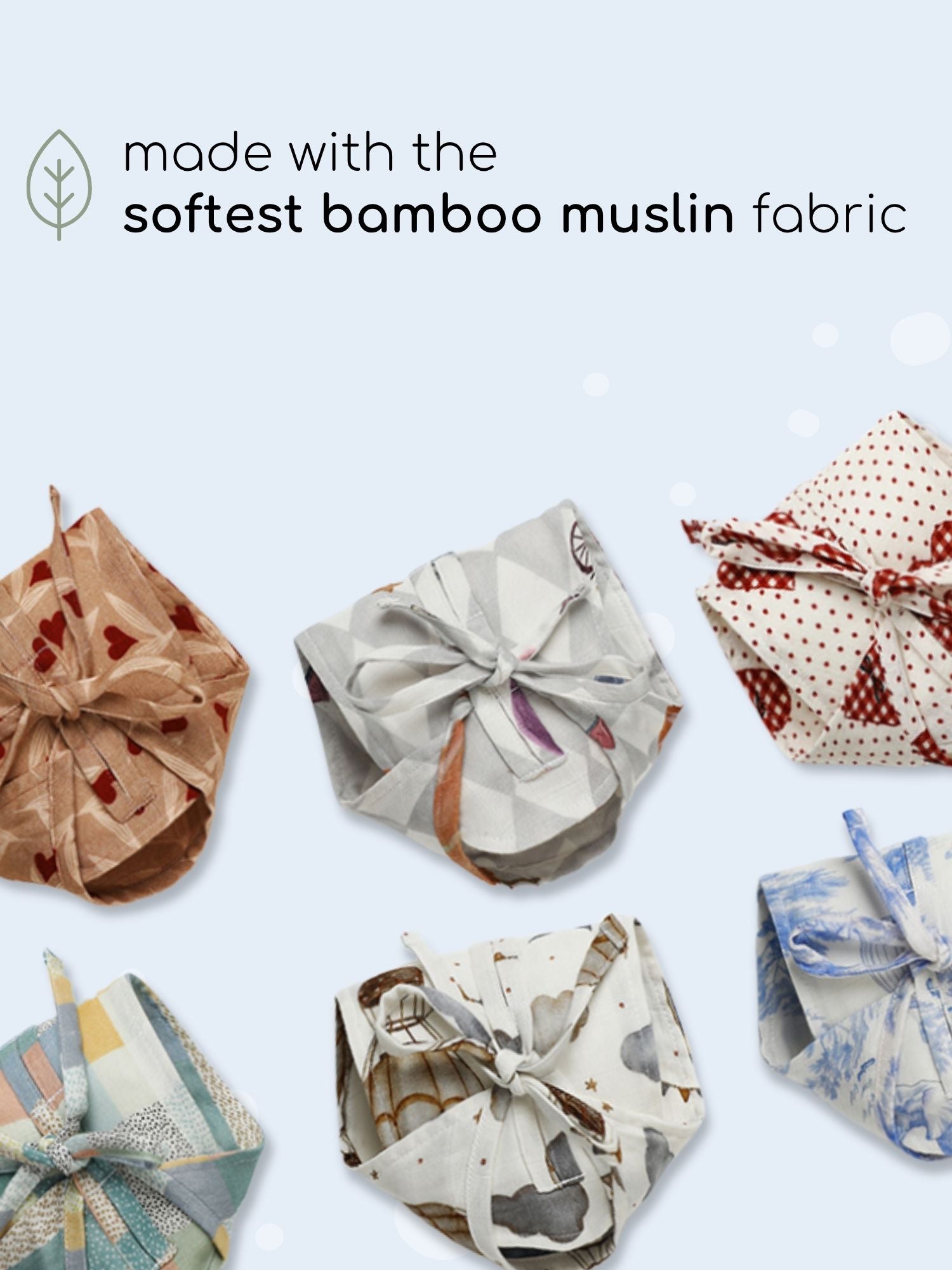 bamboo muslin nappy pack of 12
