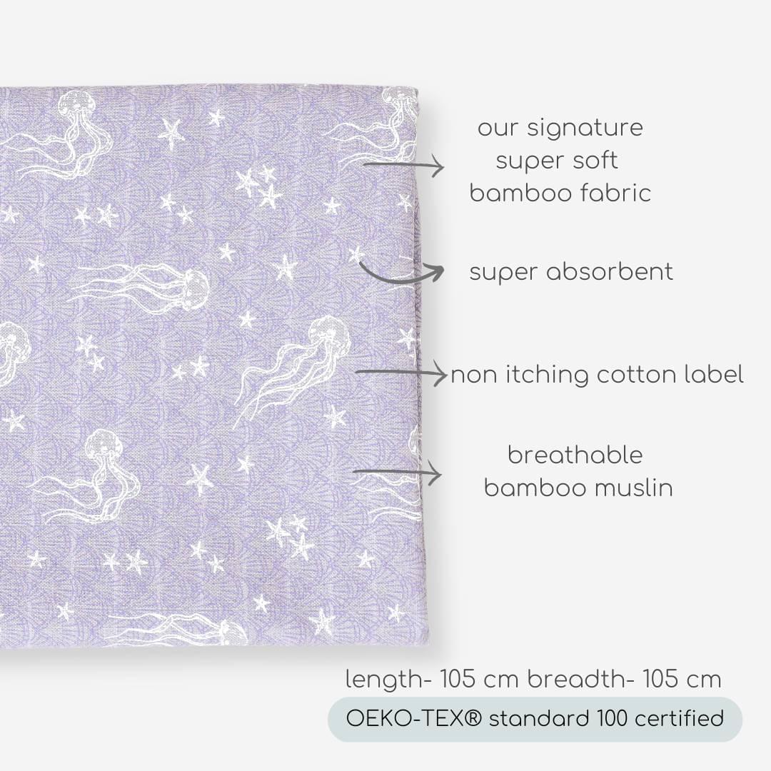 bamboo muslin baby swaddle/towel