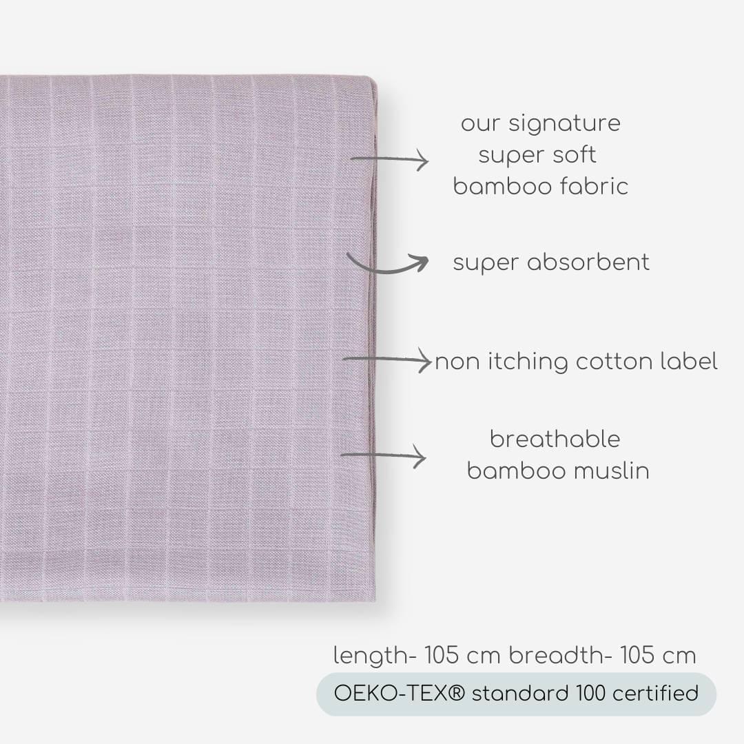 bamboo muslin baby swaddle/towel