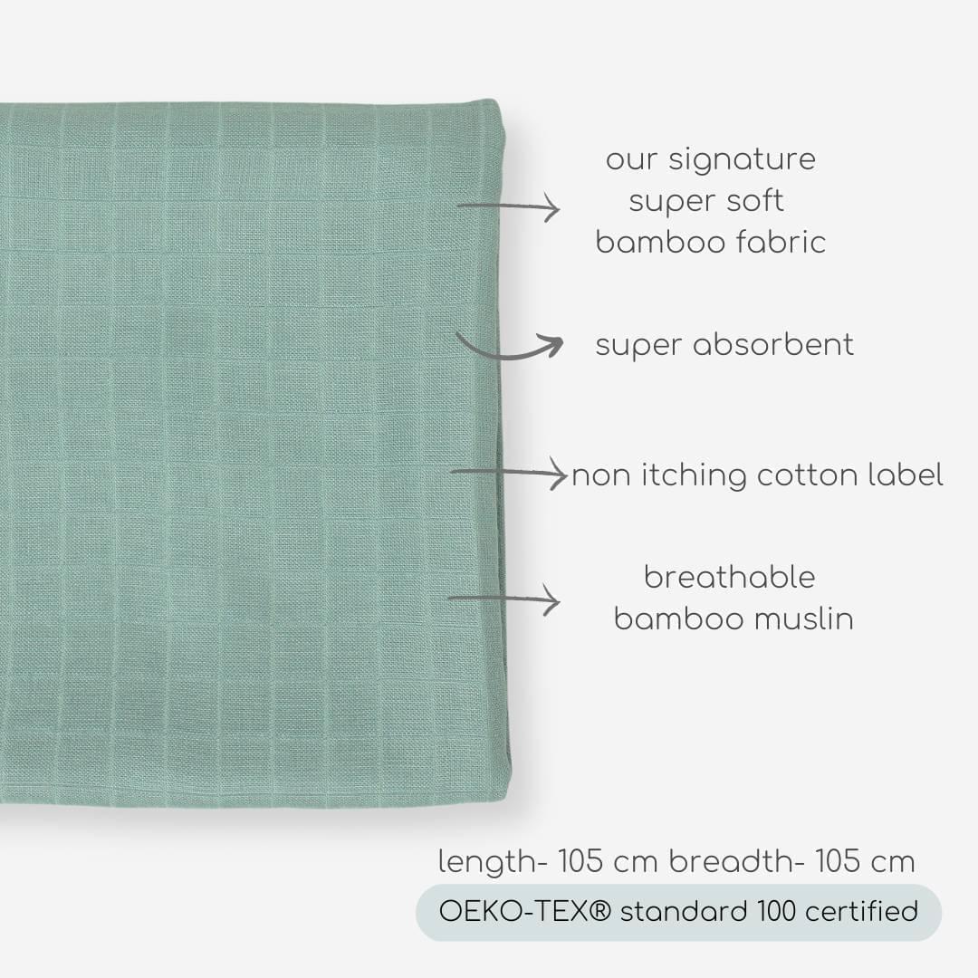 bamboo muslin baby swaddle/towel